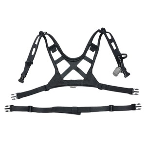 REPSGEAR ハーネス D3CRMチェストリグ対応 エアライト PTOT19 [ ブラック ] レプズギア Crye Precisionタイプ チェストリグ用 ハーレイ メイフラワー クライタイプ プレートキャリア プラカードシステム モジュラーシステム 1インチバックル サスペンダー チェストハーネス