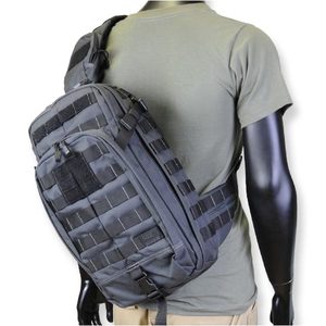 5.11 Tactical スリングバッグ 56964 バックパック RUSH MOAB-10 [ ダブルタップ ] 5.11Tactical リュックサック ナップザック デイパック カバン かばん 鞄 ミリタリー ミリタリーグッズ サバゲー装備 ワンショルダー ショルダーバッグ 斜め掛けバッグ｜ミリタリーサープラス レプティル
