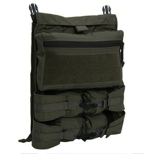 LBX TACTICAL バンガーバックパネル LBX-4040B プレートキャリア用 [ マスグレー ] エルビーエックス タクティカル Banger Back Panel ベルクロ サバゲー装備 装備品 ミリタリー プレキャリパーツ プレートキャリアー 部品 プレートキャリア用パーツ プレキャリ 付属品
