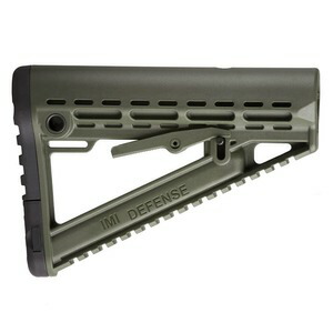 IMI DEFENSE バットストック Delta デルタ AR15/M4/M16対応 IMI-ZS103 [ オリーブドラブ ] IMIディフェンス リトラクタブルストック AR-15 樹脂製ストック 樹脂製銃床 樹脂ストック ライフルストック 銃床 ガンストック プラスチック 強化樹脂製