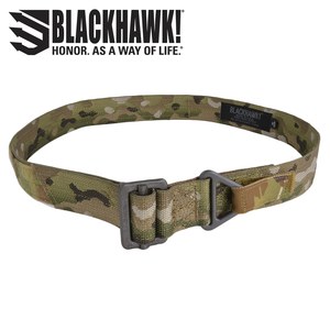 BLACKHAWK リガーベルト CQB [ マルチカム / Lサイズ ] 41CQ01DE | Blackhawk BHI ナイロンベルト タクティカルベルト ミリタリーベルト ミリタリーグッズ ミリタリー用品 サバゲー装備 パンツベルト ラペリング用ベルト 装備ベルト 安全帯 安全ベルト リガーズベルト