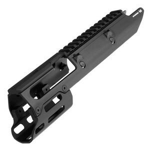LEAPERS UTG PRO ハンドガード Monolithic M-LOK アルミ製 MP5K用 MTU055SSMK MP5 K クルツ トップレール フォアハンド フォアグリップ 先台 フォアエンド 前床 フォアアーム アングルグリップ レイルハンドガード ハンドレイル ピカティニーレール ピカティニーレイル