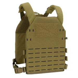 High Speed Gear COREプレートキャリア 1000Dコーデュラ生地製 LE装備 40PC [ コヨーテブラウン / Sサイズ ] プレキャリ プレートキャリアー Plate Carrier ソフトアーマー ロードベアリング LBV コンバット アサルト 軍用 防弾 バリスティック サバゲー用