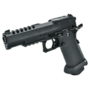 ICS Airsoft ガスブローバック Hi-Capa CHALLENGER 国内向けモデル 動作確認済み アイシーエス ハイキャパ チャレンジャー ガスガン スポーツガン 競技向け Plastic Ver. 高精度 ドットサイト オープンサイト マルイ互換 RMR DOCTER ドクターサイト オートピストル｜ミリタリーサープラス レプティル