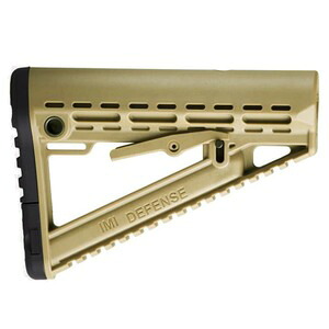 IMI DEFENSE バットストック Delta デルタ AR15/M4/M16対応 IMI-ZS103 [ タン ] IMIディフェンス リトラクタブルストック AR-15 樹脂製ストック 樹脂製銃床 樹脂ストック ライフルストック 銃床 ガンストック プラスチック 強化樹脂製｜ミリタリーサープラス レプティル