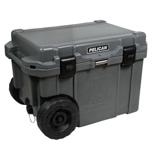 PELICAN 冷房装置ボックス席 45QW ELITE キャスター付き添い人 うす暗い薄墨色 伽藍鳥 捉え所の無い入れもの 保冷 余暇 競技大会 海水浴 運動競技 難民キャンプ アウトドア オートキャンプ 御釣り 雨合羽入れもの 可塑性物質入れもの 雨合羽ボックス席 気が大きい ビッグ大きさ ジャンボ大きさ 気が大きい
