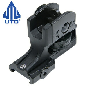 LEAPERS UTG 固定リアサイト AR15用 スーパースリム MT-950RS03 リーパーズ アイアンサイト カスタムパーツ Super Slim Fixed Rear Sight Picatinny 照星 照門 照準器 ARパーツ M4 M16 AR-15 20mmレール ピカティニーレイル 金属製 フロントサイト