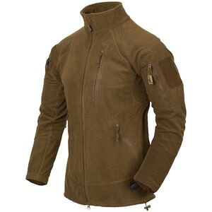 HELIKON-TEX 上衣 ALPHA TACTICAL JACKET グリッドフリース BL-ALT-FG [ コヨテ / レギュラー/M大きさ ] ヘリコンテックス アルファ タクティカル グリッド フリース GRID FLEECE 軍用 前掛け 上衣 ミリタリー 正規陸軍 武装戦闘 揉み合い 活動の領域