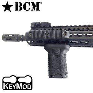 BCM バーティカルフォアグリップ KeyMod用 Vertical Grip 収納スペース付 [ ブラック ] 米国製 Bravo Company Manufacturing ブラボーカンパニーMFG アメリカ製 Made in USA バーチカルグリップ ガングリップ トイガンパーツ サバゲー用品 ライフルグリップ