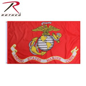 Rothco 信号旗 亜米利加乗り組み員隊 91.4×152.4糎 ポリエステル製 ロスコ 旗 US正規陸軍 米軍 Flag 米国海兵隊員 ミリタリー USMC アラス 布 室内装飾雑貨 飾りつけ室内装飾