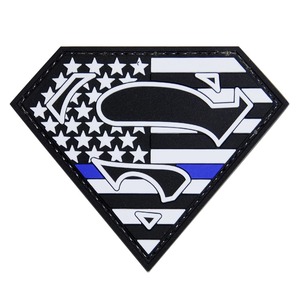 SHELLBACK TACTICAL ミリタリーワッペン SUPERMAN SHIELD スーパーマンシールド SBT-P10037 [ フルカラー ] ミリタリーパッチ アップリケ スリーブバッジ 国旗ワッペン 国旗パッチ ナショナルフラッグ National flag画像