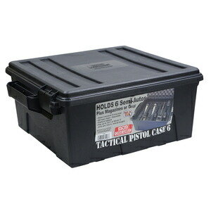 MTM ハンドガンケース TPC6 ピストル6丁用 マガジン12本収納 ハードケース ピストルケース Tactical Pistol Handgun Case エアガンケース ピストル収納箱 拳銃収納箱 ピストル収納ケース 拳銃ケース プラスチック 樹脂製 ハード エアガンハードケース 保管用 キャリー用