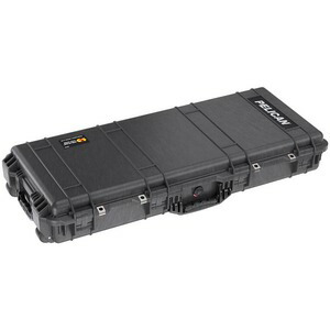PELICAN 1700 ライフルケース ウレタン付 折りたたみハンドル 約95×42×15cm [ ブラック ] ペリカン プロテクトケース ガンケース カメラケース 防水ケース 防塵ケース 耐衝撃ケース ショットガンケース 散弾銃ケース 自動小銃ケース プラスチック製 樹脂製 銃 カービン