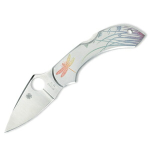 Spyderco 折りたたみナイフ ドラゴンフライ タトゥー 直刃 C28PT スパイダルコ Dragonfly Tattoo 折り畳みナイフ フォルダー フォールディングナイフ ホールディングナイフ 折り畳み式ナイフ 折りたたみ式ナイフ 折畳ナイフ 折畳みナイフ 折畳式ナイフ 折込ナイフ