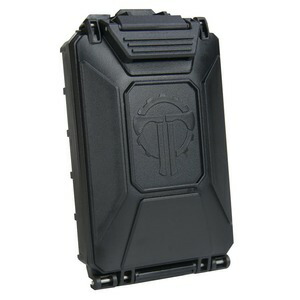 THYRM バッテリーケース CellVault-5M 防水 CR123/18650/18350/CR2032用 MOLLE対応 CV5M [ ブラック ] サイリム セルボールト 電池ケース 電池収納ボックス 電池ボックス バッテリーボックス 防水ケース プラスチックケース 防水ボックス MOLLEシステム アウトドア