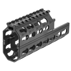 リーパーズ UTG PRO ハンドガード AK用 Keymod スーパースリム MTU009SSK LEAPERS キーモッド 軽量ハンドガード フォアハンド フォアグリップ 先台 フォアエンド 前床 フォアアーム アングルグリップ レイルハンドガード ハンドレイル ピカティニーレール