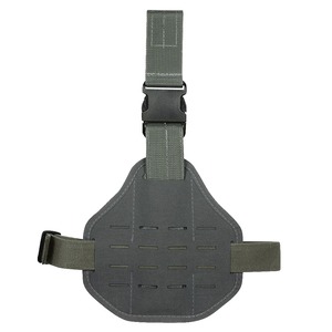 High Speed Gear ドロップレッグパネル SINGLE-POINT プラットフォーム [ ウルフグレイ ] HSGI ハイスピードギア 20SDL0 レーザーカット シングルポイント レッグプラットフォーム MOLLE モール モーリー PALS パルス プラットホーム レッグ用 足用 太もも用 太腿用 脚用