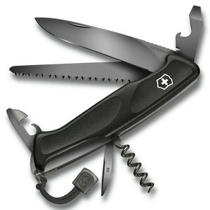 VICTORINOX マルチツール Ranger Grip 55 オニキスブラック 12機能 ビクトリノックス ONYX BLACK レンジャーグリップ55 アーミーナイフ 軍用ナイフ 十徳ナイフ 万能ナイフ 万能ツール 十得ナイフ サバイバルツール 緊急用ナイフ 携帯用マルチツール 多機能ツール