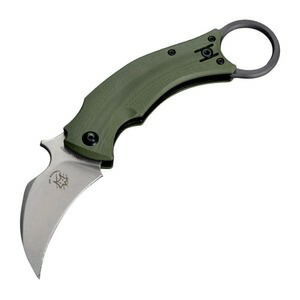 FOX KNIVES 折りたたみ九寸五分 Black bird 水道の栓ビット FX-591 OD [ しろがね色 ] 稲荷九寸五分 BAS210B フォックスナイブス Bastinelli Knives バスティネリ Karambit 黒いこと小鳥 フォールディングナイフ ラインドライブ式 折り畳み九寸五分 折り畳み式九寸五分 板発条鍵を掛ける ナイフ・マルチツール-スポーツ・アウトドア