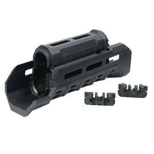 STRIKE INDUSTRIES ハンドガード AKM KP-9対応 M-LOK ポリマー製 SI-AKM-KP9-POLY-HG-BK フォアエンド フォアアーム フォアグリップ フォアハンド 先台 前床 アングルグリップ レイルハンドガード ハンドレイル ピカティニーレール ピカティニーレイル 拡張用 カスタマイズ｜ミリタリーサープラス レプティル
