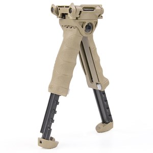 FAB Defense バイポッドグリップ T-POD G2 PR [ タン ] FAB-Defense ファブディフェンス バーティカルグリップ トイガンパーツ サバゲー用品 ライフルグリップ 自動小銃グリップ 銃把 握把 フロントグリップ ハンドグリップ AFG 前方グリップ 前部グリップ 前方握り