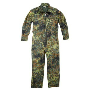 ドイツ軍放出品 カバーオール 戦車兵用 フレクターカモ 裏地無し [ 185-195/110 / 可 ] ドイツ連邦軍 つなぎ ジャンプスーツ オーバーオール 作業着 飛行服 ツナギ 煙管服 円管服 円環服 えんかん服 ミリタリーサープラス ミリタリーグッズ 独軍 ドイツ軍サープラス
