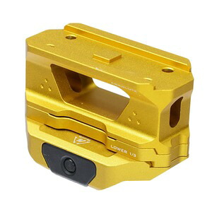 STRIKE INDUSTRIES ドットサイトマウント T1 ライザーマウント 20mmレール対応 [ チタン ] ストライクインダストリーズ Riser Mount ハイマウントベース T1サイト aimpoint エイムポイント T2 チューブサイト スコープマウントベース ガンパーツ カスタムパーツ