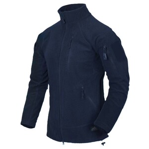 HELIKON-TEX 上衣 ALPHA TACTICAL JACKET グリッドフリース BL-ALT-FG [ ネイビーブルー / レギュラー/XS大きさ ] ヘリコンテックス アルファ タクティカル グリッド フリース GRID FLEECE 軍用 前掛け 上衣 ミリタリー 正規陸軍 武装戦闘 揉み合い