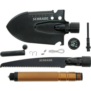 SCHRADE シャベルソーコンボ Shovel Saw Combo サバイバルキット 1124292 シュレード スコップ ショベル イントレンチツール Eツール 円匙 エンピ ノコギリ のこぎり 鋸 手鋸 ハンドソー シャベル エントレンチツール エントレンチングツール 工兵スコップ