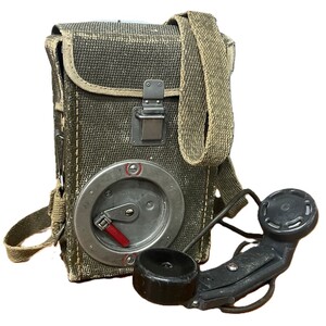 楽天市場】ドイツ軍放出品 フィールドフォン NVA 野戦電話 FF-63S [ 可