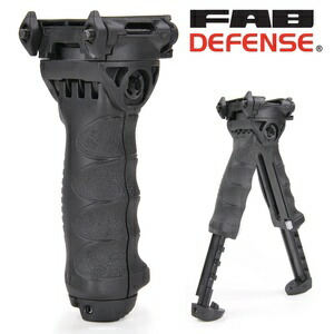 FAB Defense バイポッドグリップ T-POD G2 PR [ ブラック ] FAB-Defense ファブディフェンス バーティカルグリップ トイガンパーツ サバゲー用品 ライフルグリップ 自動小銃グリップ 銃把 握把 フロントグリップ ハンドグリップ AFG 前方グリップ 前部グリップ 前方握り