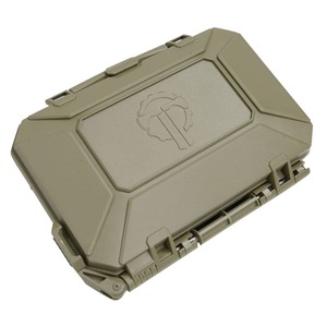 THYRM クリティカルギアケース DarkVault-Comms ノンシグナルブロッキング 防水 [ ダークアース ] サイリム GEAR CASE ダークヴォルト コムズ MOLLE対応 防水ケース プラスチックケース 防水ボックス モバイル用 通信機器用 フラットダークアース コンパクト ミニ｜ミリタリーサープラス レプティル