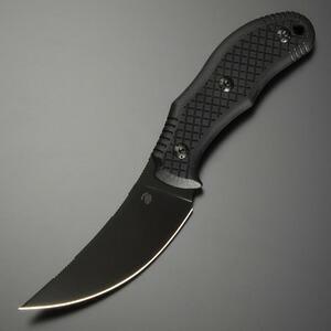 BASTINELLI KNIVES アウトドア九寸五分 Chopper フルタング社会システム 容れもの付き添い人 BAS233 バスティネリ 切れ物 キャンプナイフ 渓流九寸五分 固着させる刃 黒 黒いこと カクテルドレス九寸五分 カクテルドレス付き添い人 屋外 難民キャンプ