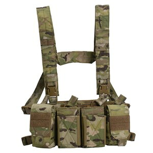 Warrior Assault Systems パスファインダー チェストリグ M4マグ8本収納可 W-EO-PCR [ マルチカム ] ウォーリアーアサルトシステムズ WAS Pathfinder リコンプレートキャリア W-EO-RPC STANAG P-MAG M14 AK SCAR サバゲー サバゲー装備 Chest Rig ロードキャリアリグ