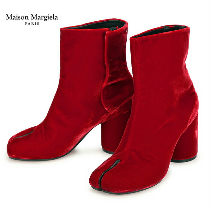【アウトレット】 Maison Margiela メゾン マルジェラ Velvet Ankle Tabi Boot S39WU0099 S48433 309 ベルベット 足袋ブーツ 売れ筋 人気 NKN nn1192