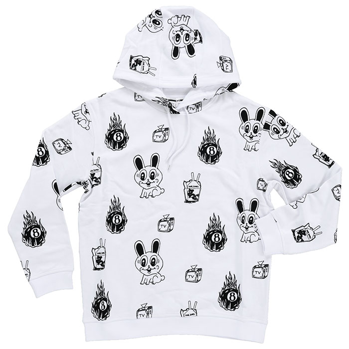 【アウトレット】McQ By Alexander McQueen マックキュー アレキサンダー マックイーン Boyfriend Hoodie 481637RLJ74 9000 パーカー レディース NKN