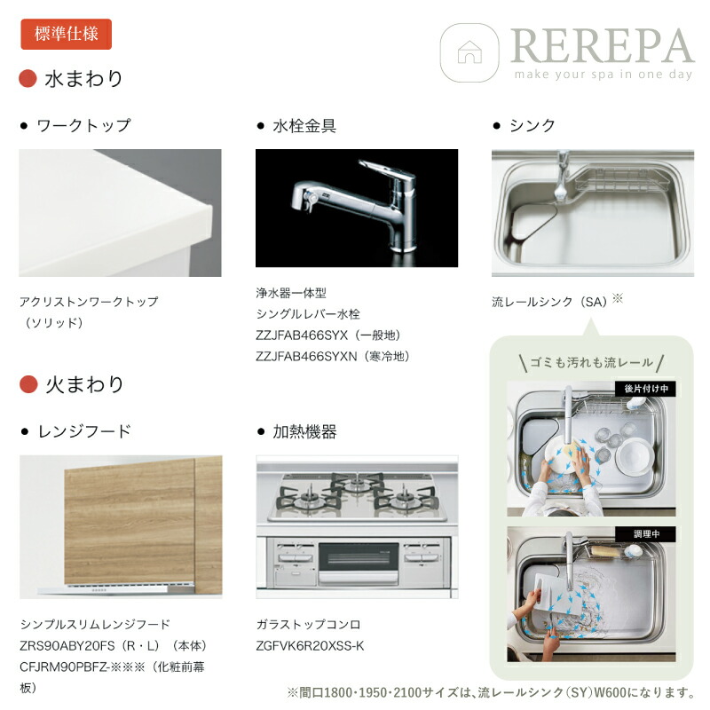 基本機能が凝縮された ベーシックなＩ型 キッチンです 無料見積り致します 水回りのリフォームは実績あるプロにお任せ クリナップ cleanup  ステディア stedia Ｉ型 class5 間口 2100mm システムキッチン H700 3口コンロ 福袋 リフォーム 現場調査1回込み  無料見積り 基本 ...