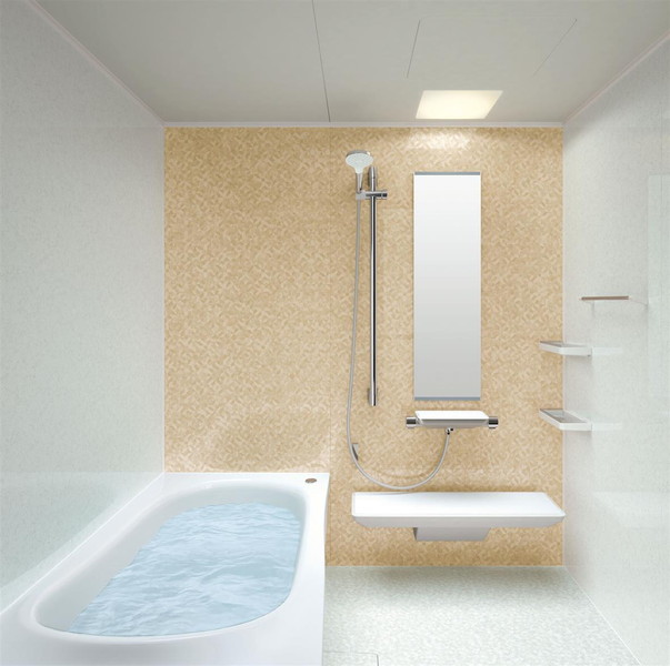 楽天市場 Toto マンション リモデル バス システムバス ユニットバス お風呂 リフォーム Wyシリーズ Xタイプ1218サイズ Wyv1218 商品のみ リリパ おふろの1dayリフォーム