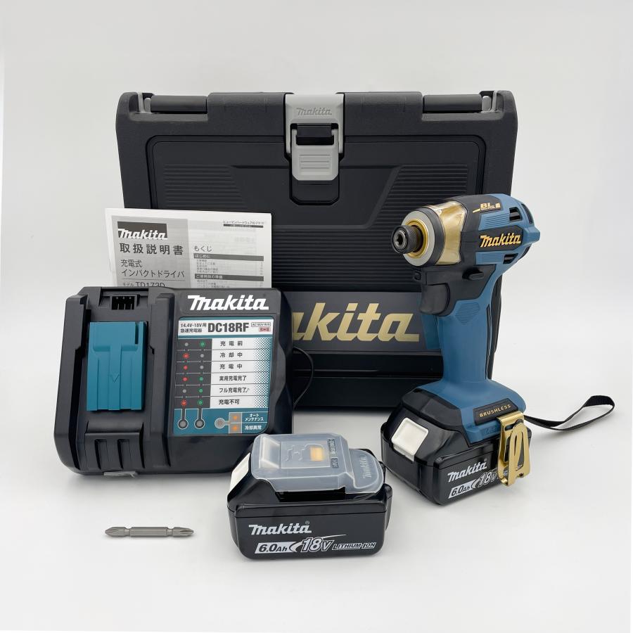 マキタ TD173DGXPB 充電式インパクトドライバー 20周年モデル プレミアムブルー 純正 フルセット makita 18V 未使用品