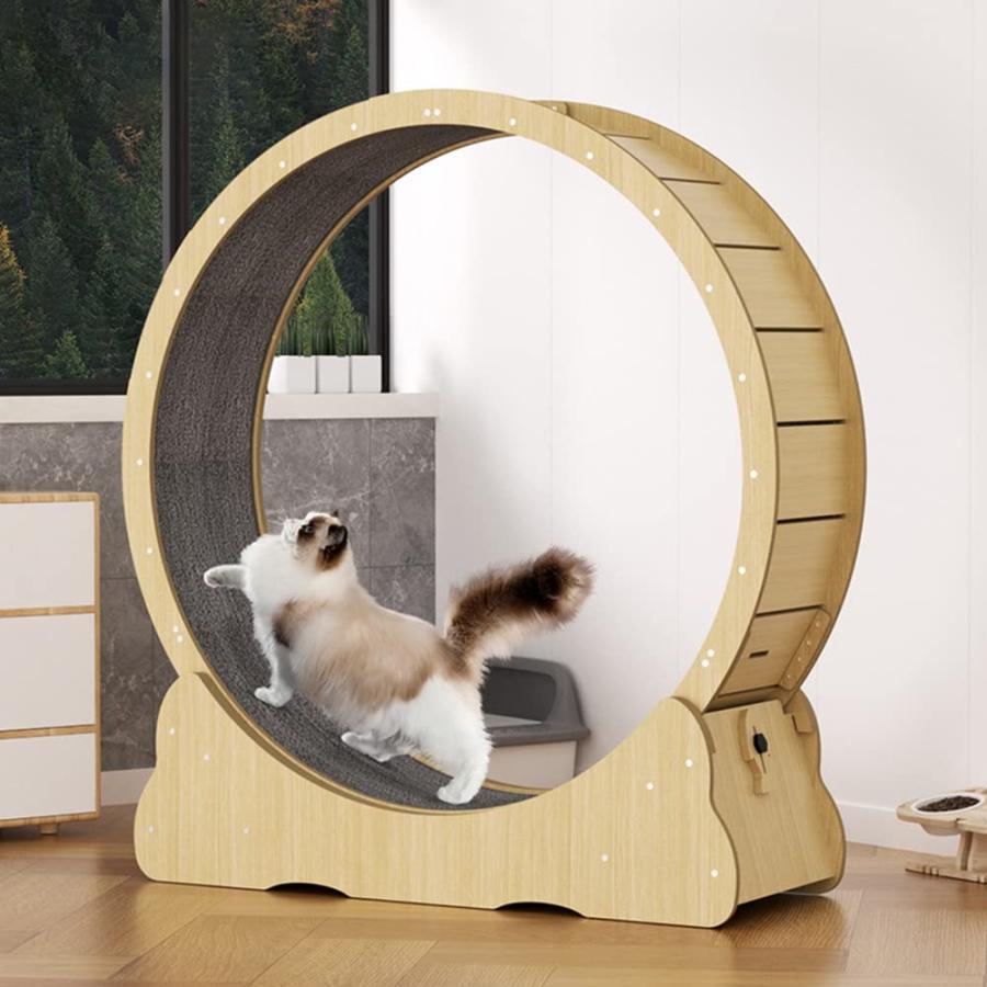 キャットホイール 猫 駈けっくら機関 回し車 猫 猫 駈けっくら車輪 猫のトレッドミルの拷問台 猫の回し車 猫巻き 愛玩動物用トレ
