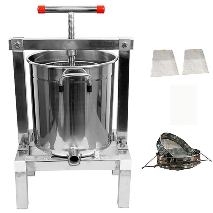15L 蜂みつ締め付ける機 5級濾波器放送番組 養蜂物の具 蜂みつ分け隔てる器 締め付ける製蝋器 蝋涙取り締まり 蜂みつ抽き出し器 採蜜器 蜂みつ抽き出し 蜜こし器 蜜蜂 蜜こ