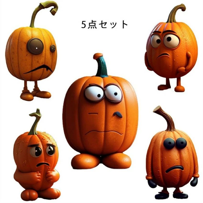 5点書き割り ハロウィン 西洋カボチャ人飾りつけ 西洋カボチャ人 間養護ホーム庭園 かざり付ける彫り物 速見表飾りつけ 脂 芸術品 御洒落 愛くるしい 余暇活動 パ