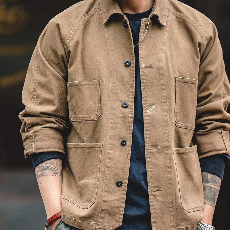 秋冬 1920s Chore Coat ヴィンテージ ビンテージ アメカジ  メンズ上衣 新品未当て嵌めるＳ～ＸＸＬ