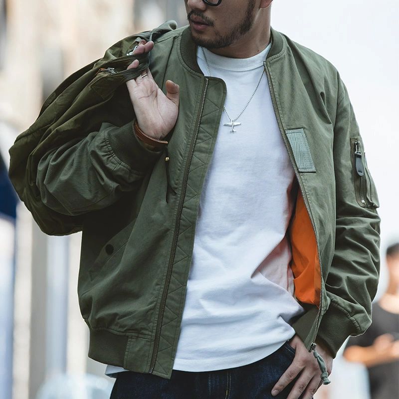 秋冬 MA-1 FLIGHT JACKET ヴィンテージ  アメカジ メンズ 飛行上衣 新品未当て嵌めるＳ～3ＸＬ