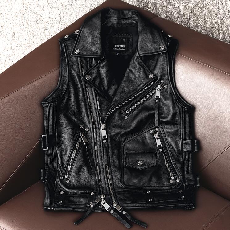 メンズなめし革 ハレージャーキン より良い 本革 牛皮 雅びやか 自動二輪車上衣 ライダース S～5ＸL 黒 秋冬