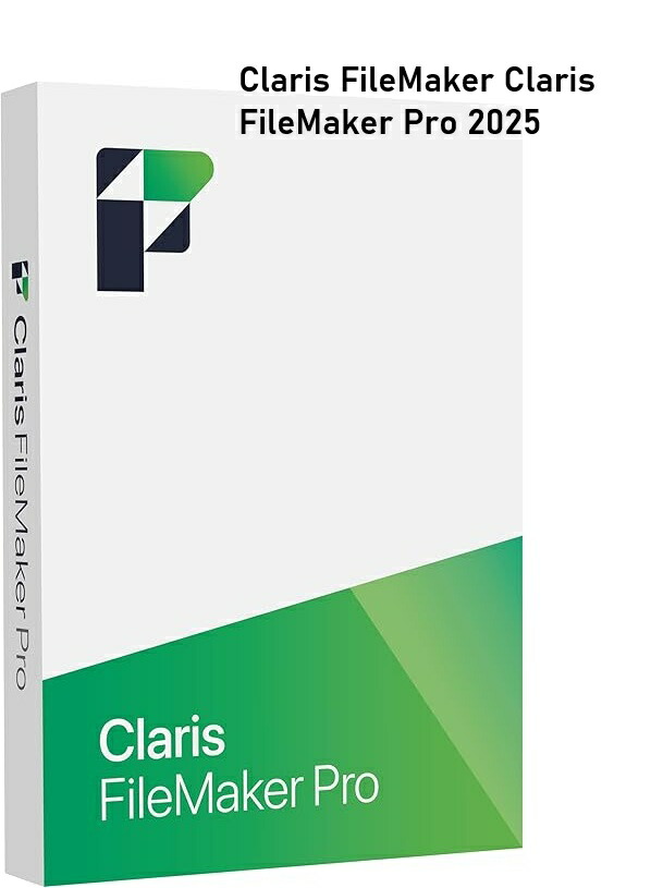 Claris FileMaker Claris FileMaker Pro 2025 包み版  新品・貨物輸送無料 置き目品 Win/Mac