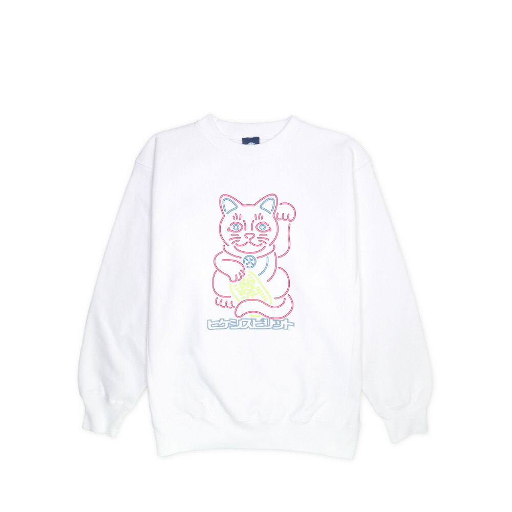 NEON 白猫 SWEAT SHIRT