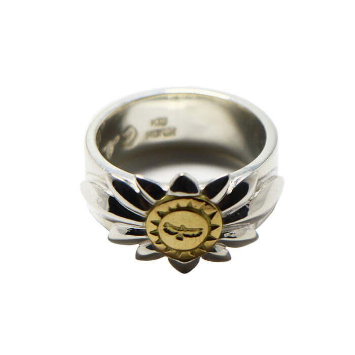 楽天市場】TADY&KINGリリーSV平打ちリングK18ロングホーン