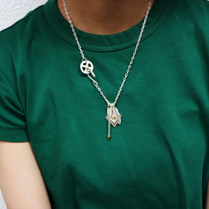 正規激安 楽天市場 Tady King タディアンドキング Tady King Goro S ゴローズ魂継承 オリジナルカスタム164 Tkorc 164 フェザー ネックレス メンズ シルバー925 ペンダント トップ ネックレス Top シルバーアクセサリーレジスト原宿 シルバーアクセサリーレジスト原宿