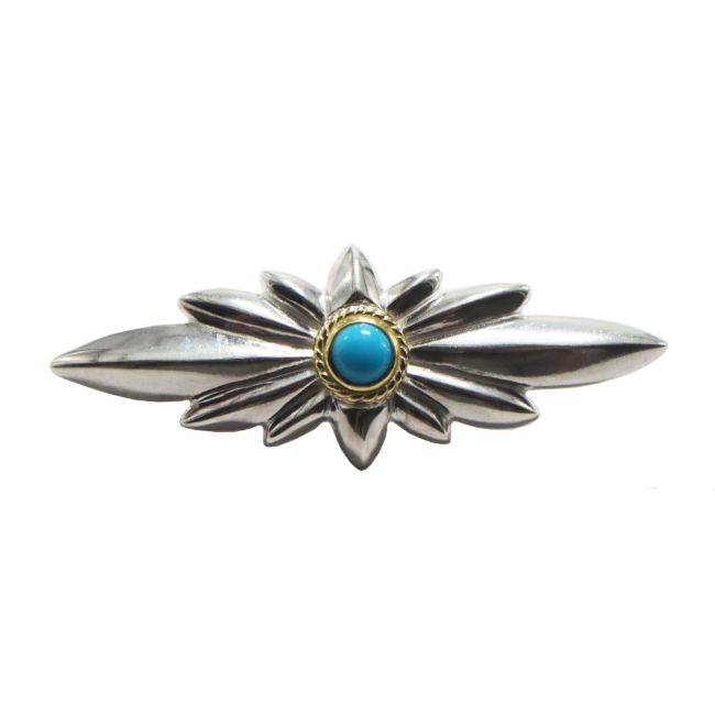 TADY\u0026KING［ORDER ITEM］リリーK18金縄ターコイズブローチ